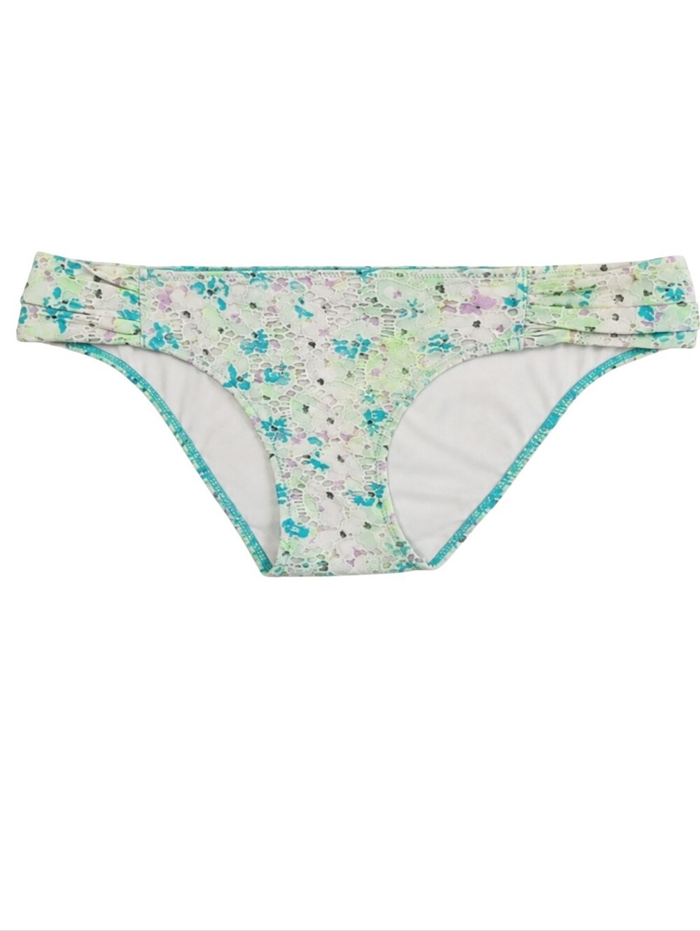 Victoria’s Secret White Floral Lace Crochet Bikini Bottom Size Small